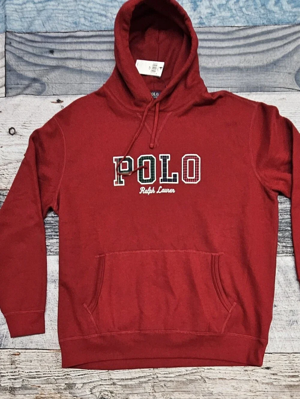 Polo Ralph Lauren Hoodie Pullover Plaid Logo Big & Tall 2XLT NWT